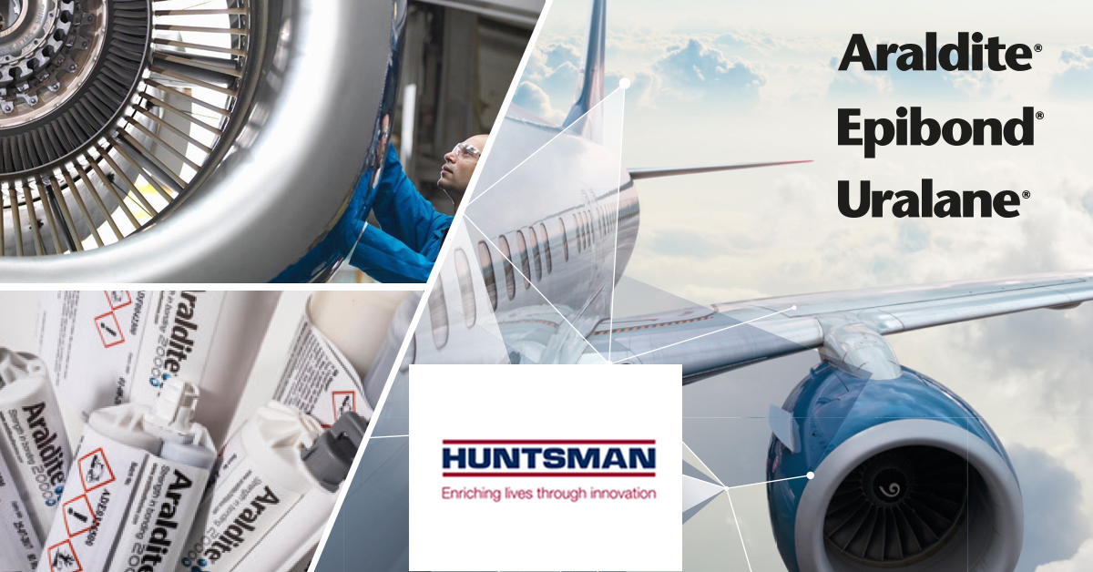 Huntsman adhesives used in the aerospace industry - Samaro