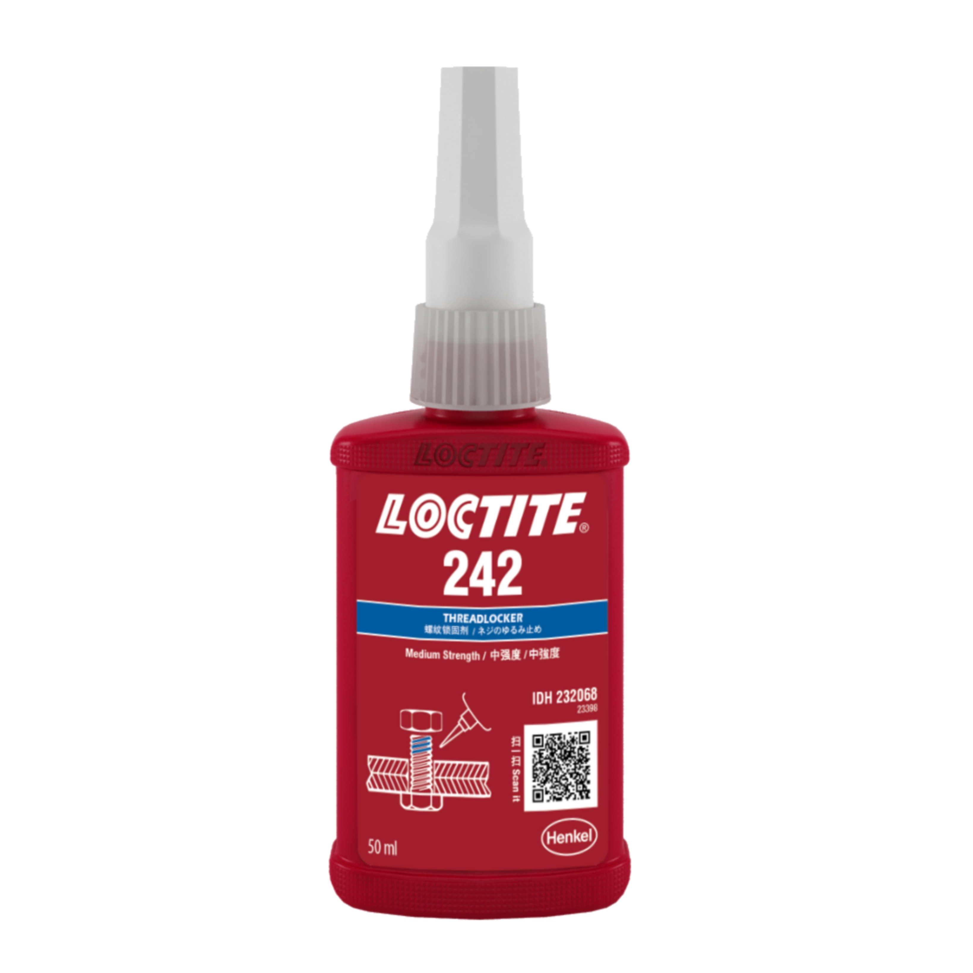 樂泰 Loctite 242 中強度等粘度觸變性螺紋鎖固膠