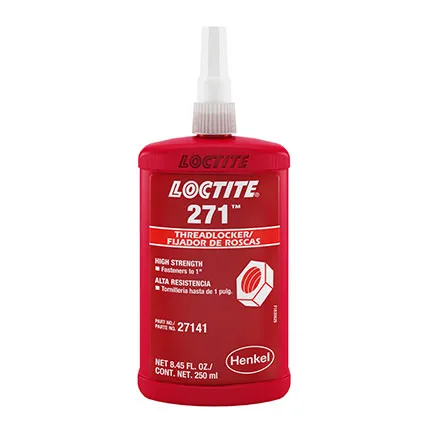 樂泰 Loctite 271 高強度低粘度螺紋鎖固膠 紅色