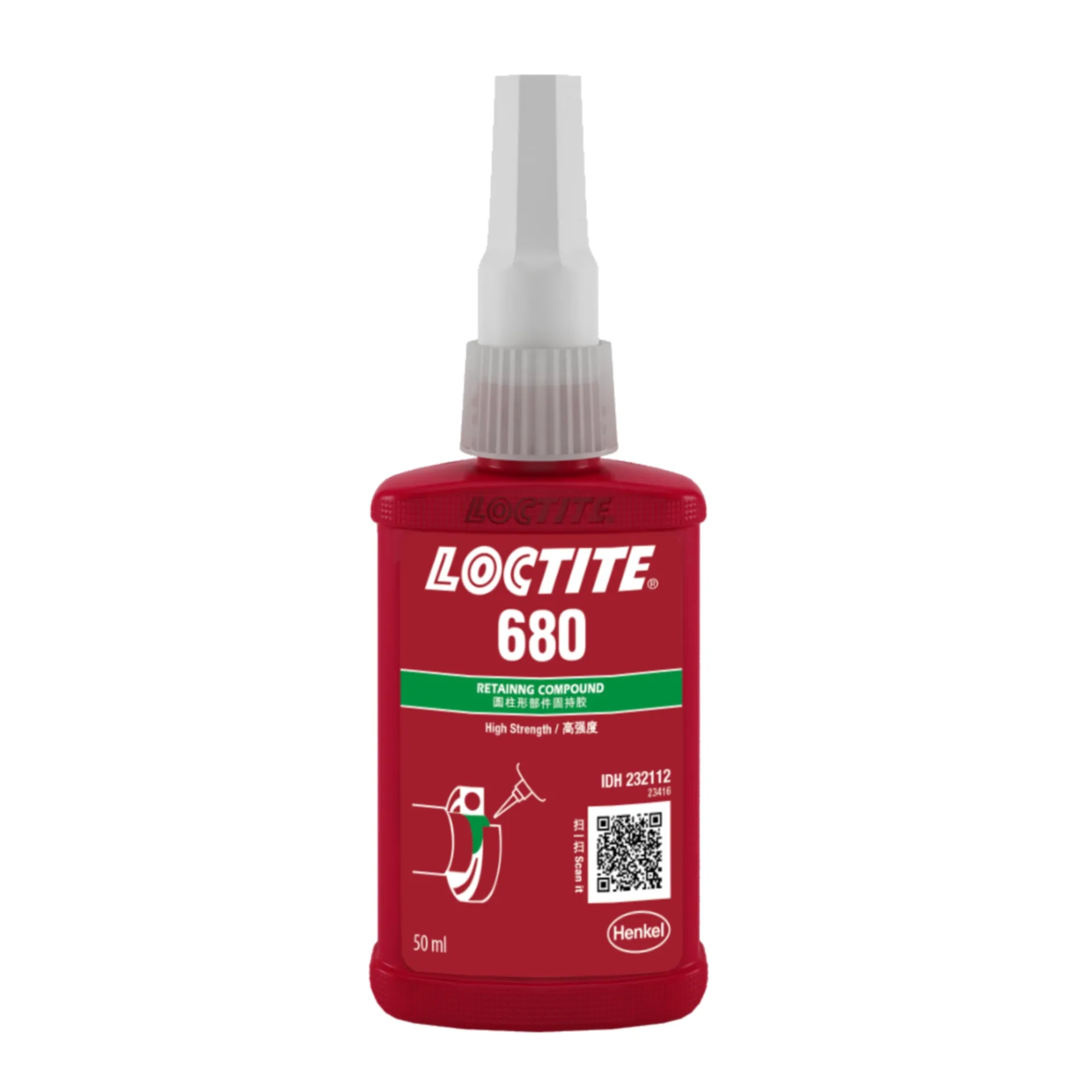 樂泰 Loctite 680 高强度低粘度固持膠 绿色