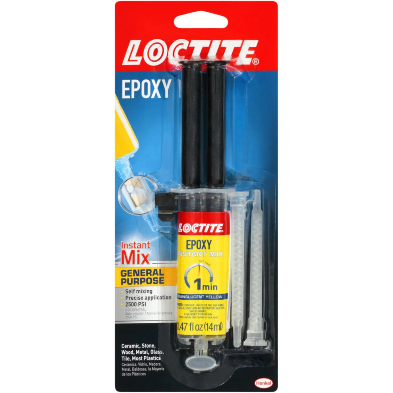 樂泰 Loctite® EPOXY INSTANT MIX™ 1 分鐘快速固化環氧AB膠