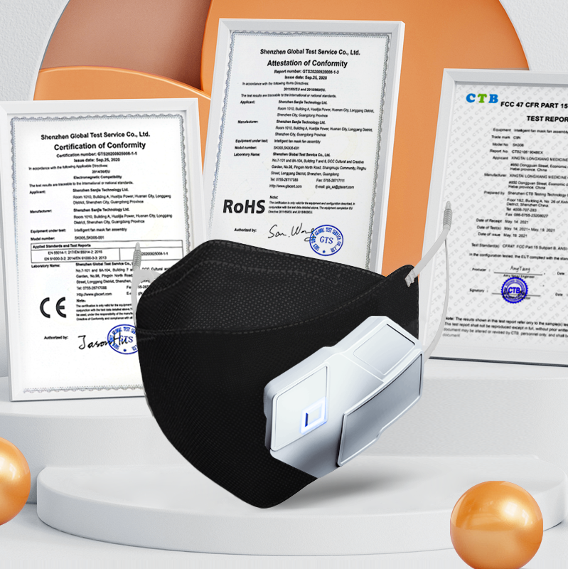 FK001 Wearable Air Purifier face mask Anti-fog anti-dust high Protection Face mask