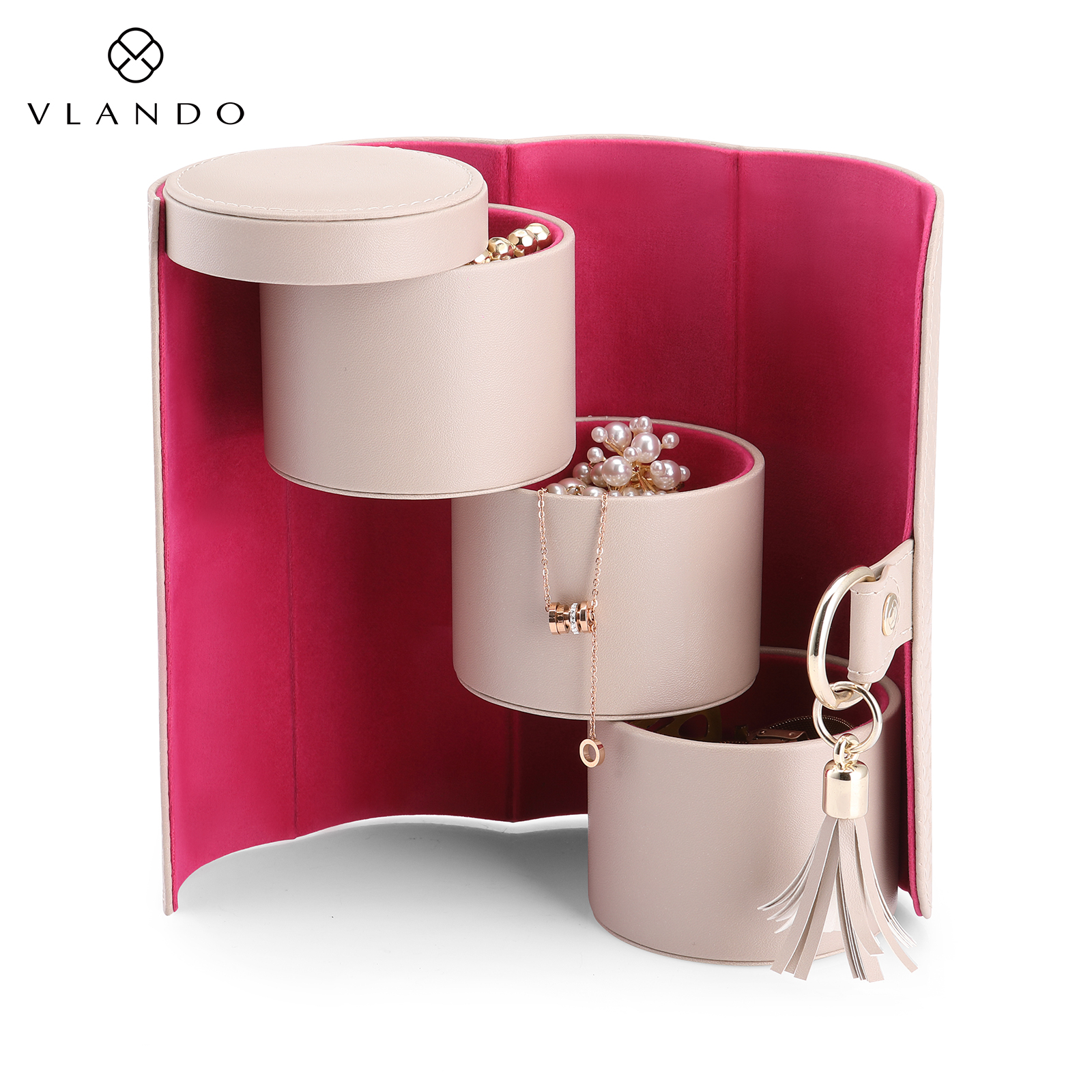 Viaggio Small Travel Jewelry Box | VLANDO 