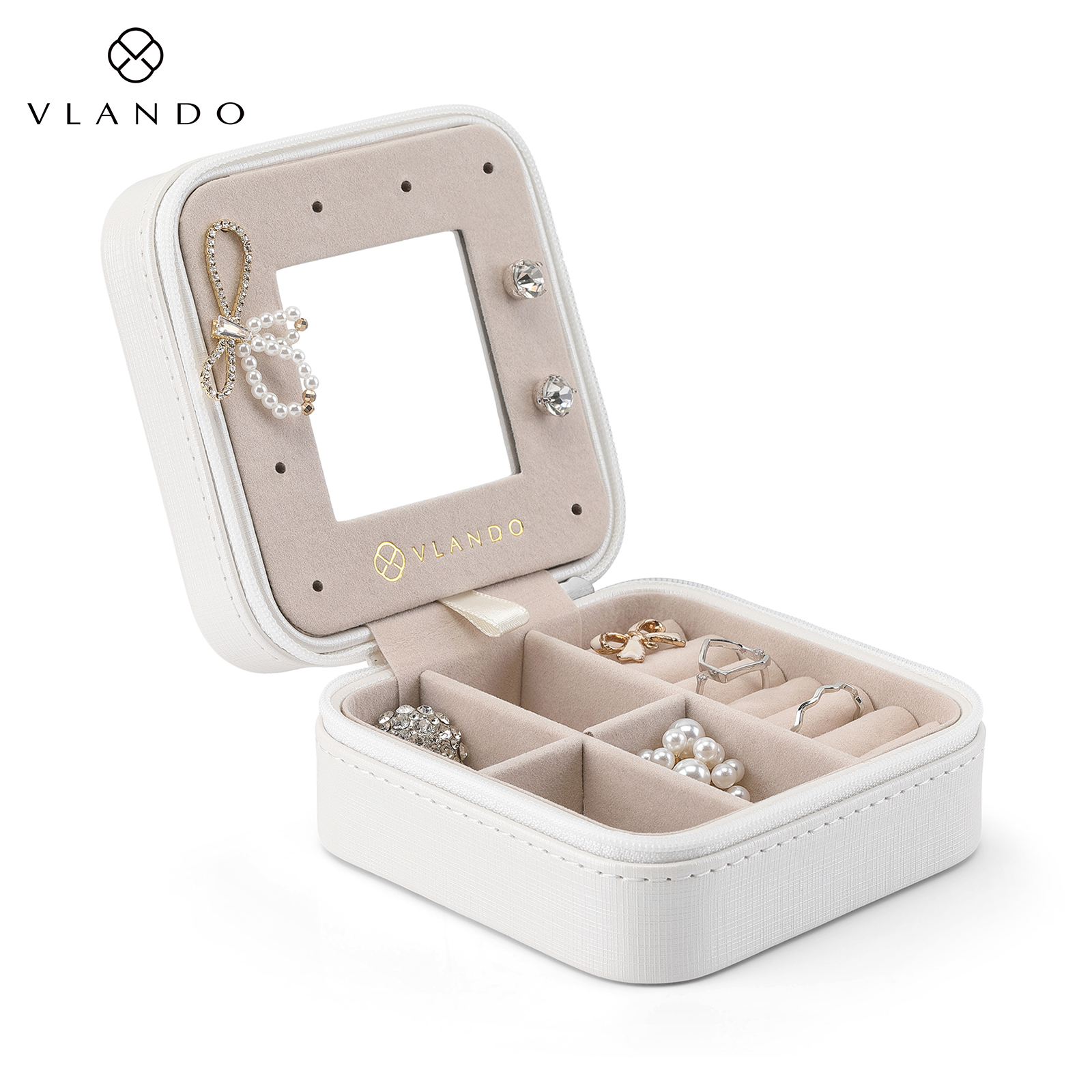 Macaron Portable Travel Jewelry Box | VLANDO 