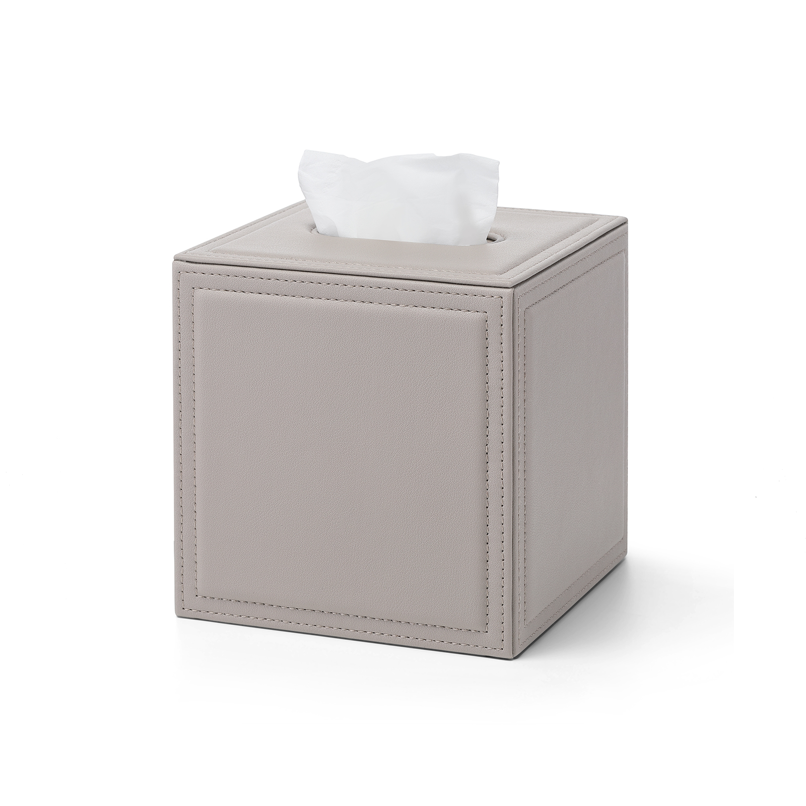  Cat Paw Prints Tissue Box Cover PVC Leather Aesthetic  Decorative Tissue Paper Holder Soft Durable Square for Toilet Dining Room  Living Room Size 5.7×5.7×5.7 inch : Home & Kitchen