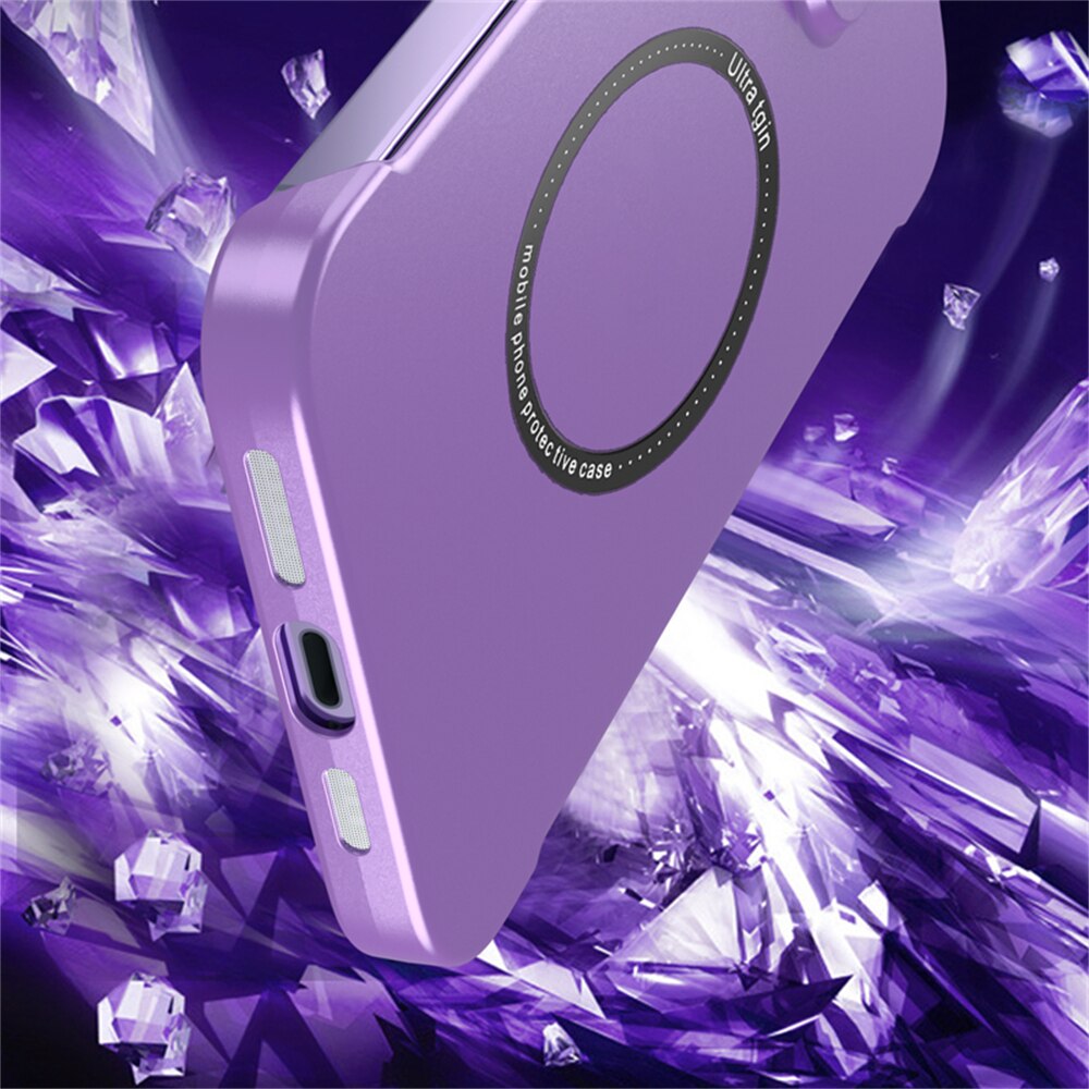 Matte Plating Frameless Hard Case For iPhone