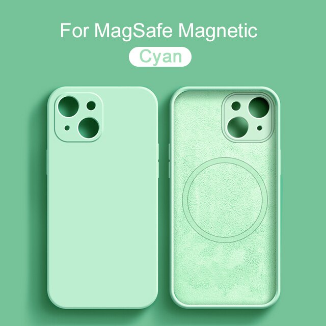 Liquid Silicone Magnetic Case For iPhone