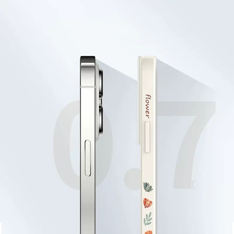 Watercolor Flower Plant Case For iPhone