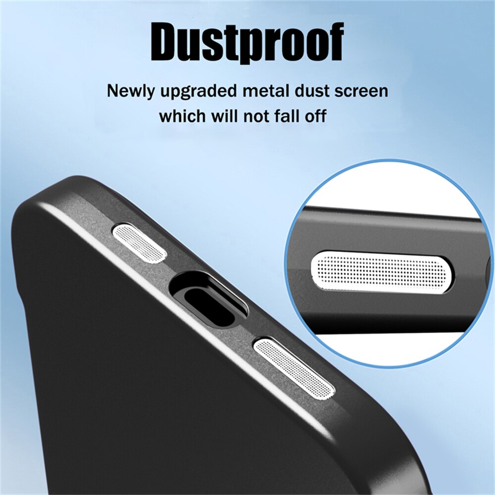 Matte Plating Frameless Hard Case For iPhone