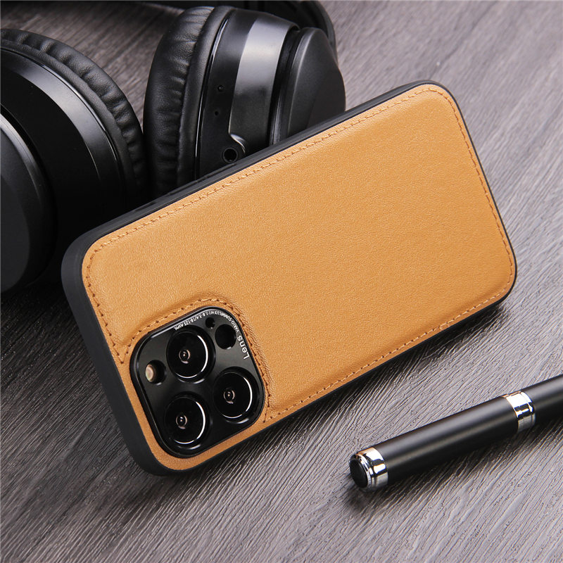 Solid Color Shockproof Metal Case For iPhone