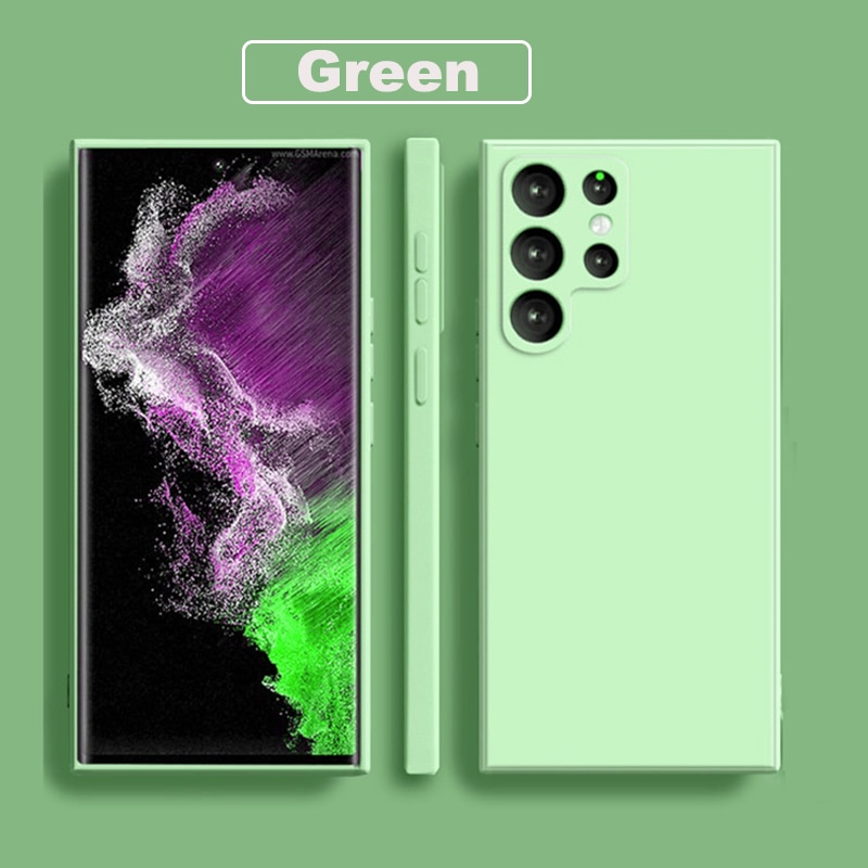 Square Liquid Silicone Case For Samsung