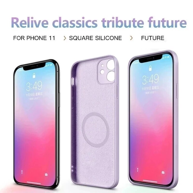 Liquid Silicone Magnetic Case For iPhone