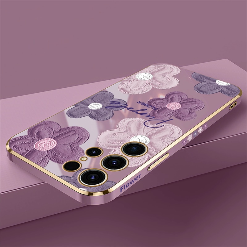 Flowers Shockproof Case For Samsung
