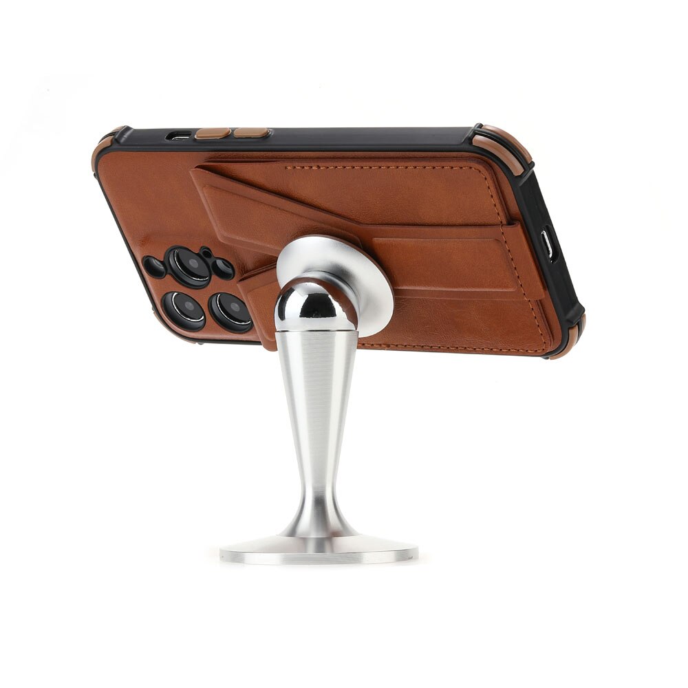 Magnetic Card Leather Wallet Holder Phone Case For iphone