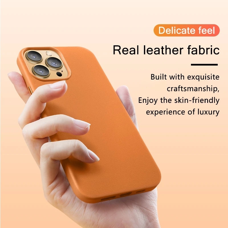 Magnetic Animated Leather Case For iPhone