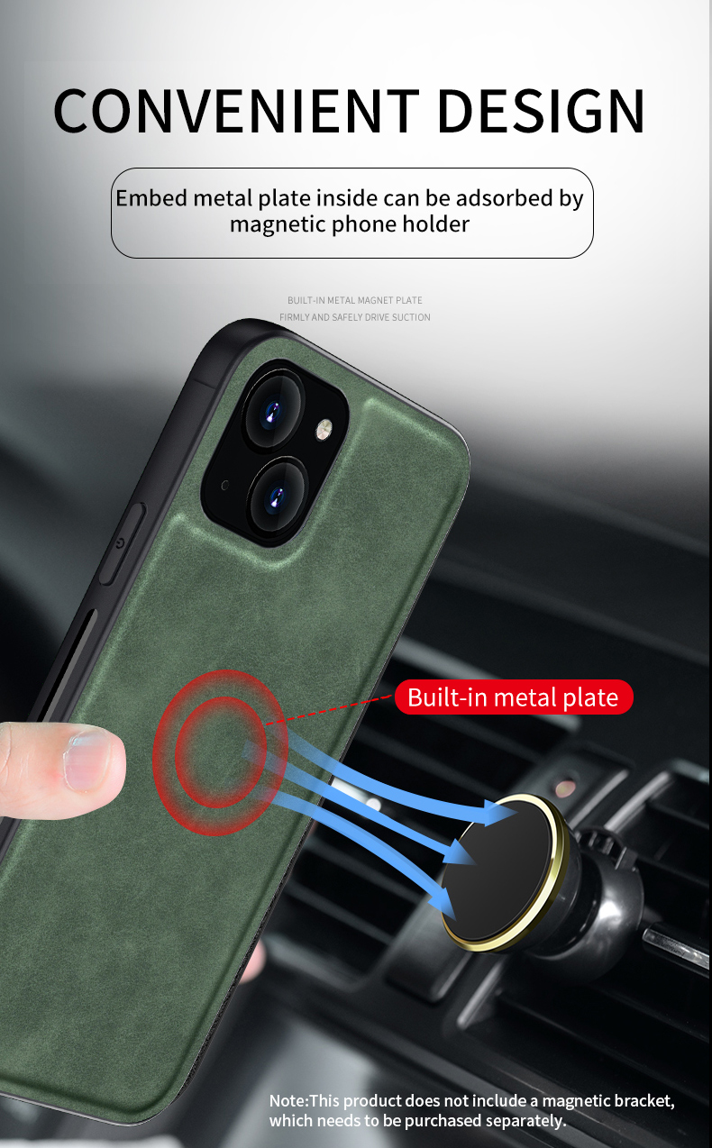 Shockproof Magnetic Soft TPU Case For iPhone