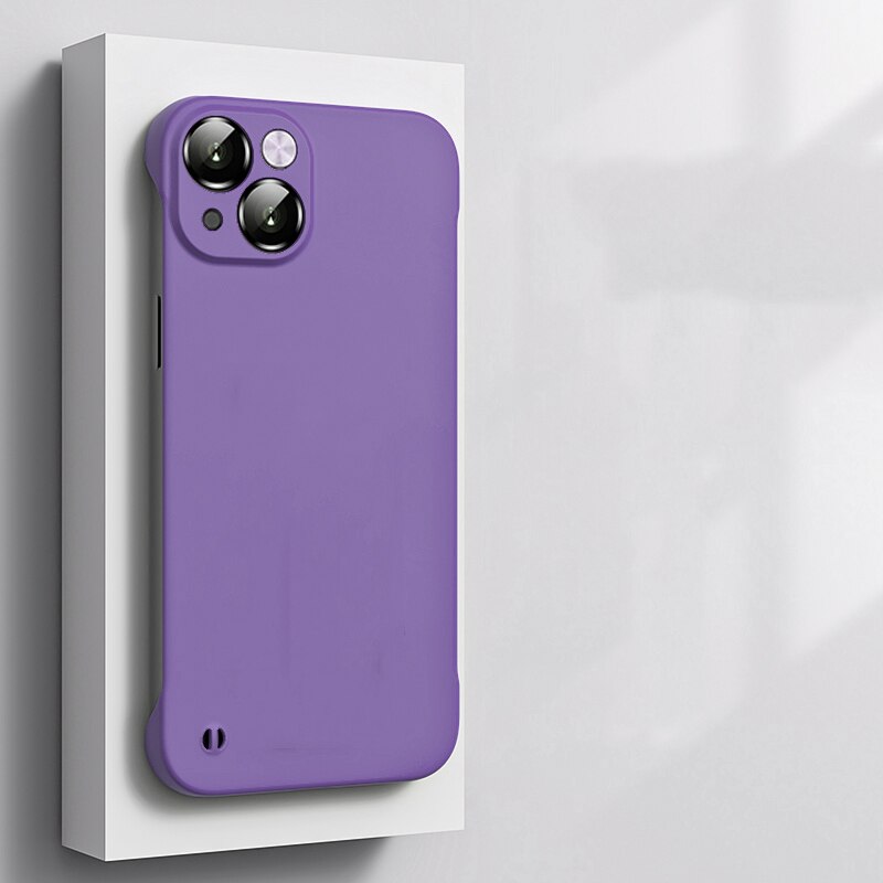 Ultra Thin Hard PC Frameless Case For iPhone