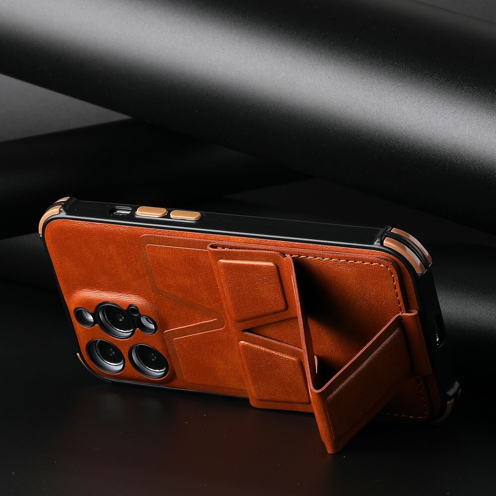 Magnetic Card Leather Wallet Holder Phone Case For iphone