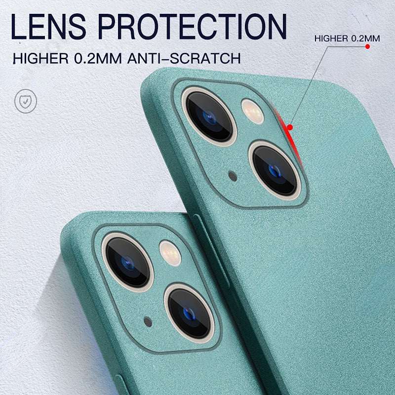 Ultra-Thin Sandstone Matte Case For iPhone