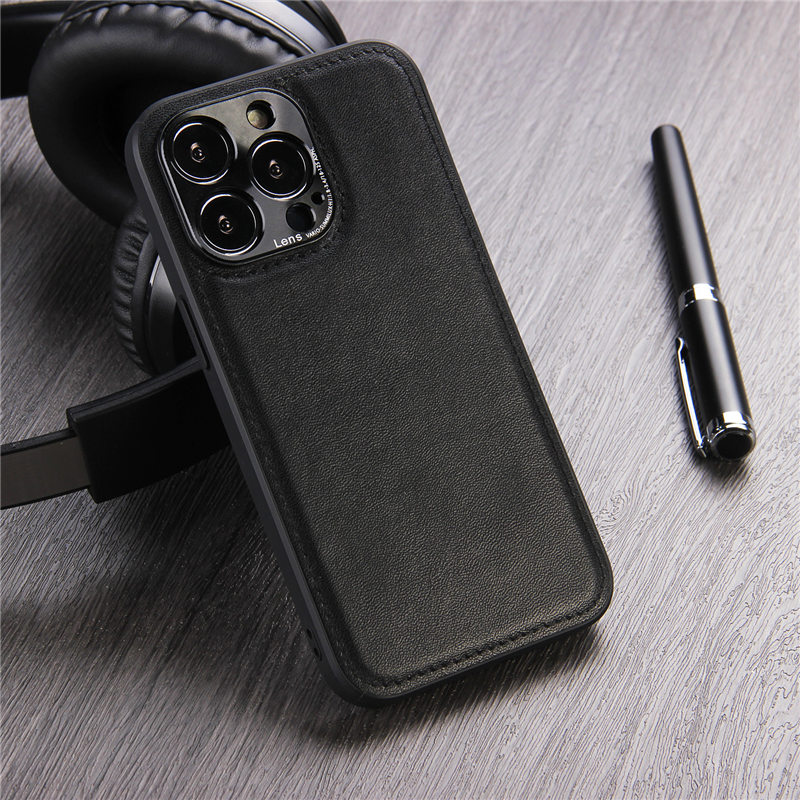 Solid Color Shockproof Metal Case For iPhone