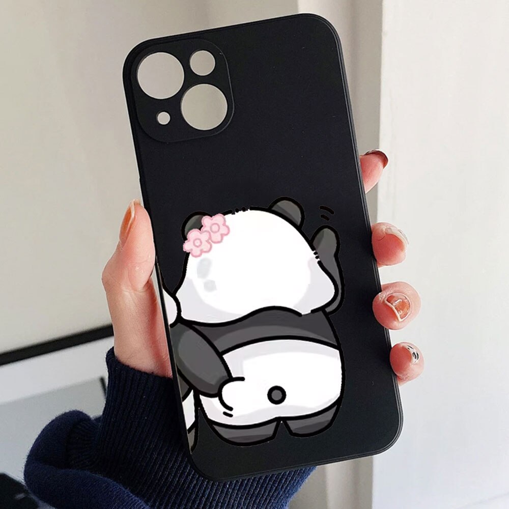 Funny Bear Bunny Couple Case for iPhone