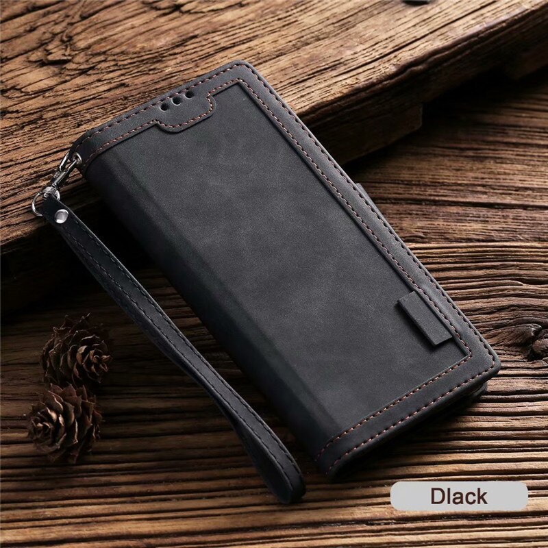 Retro Wallet Flip Leather Case For iPhone