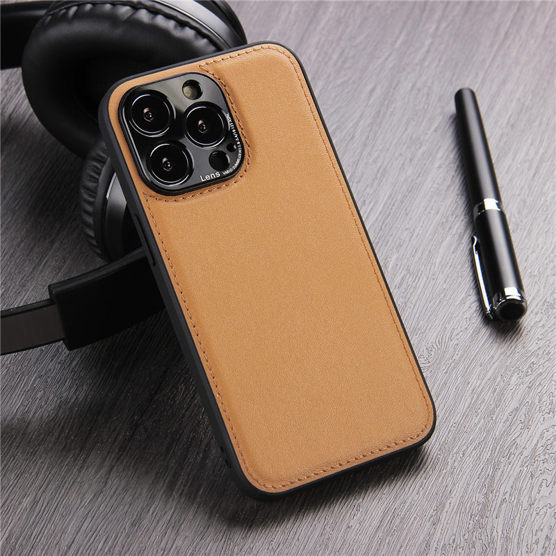 Solid Color Shockproof Metal Case For iPhone