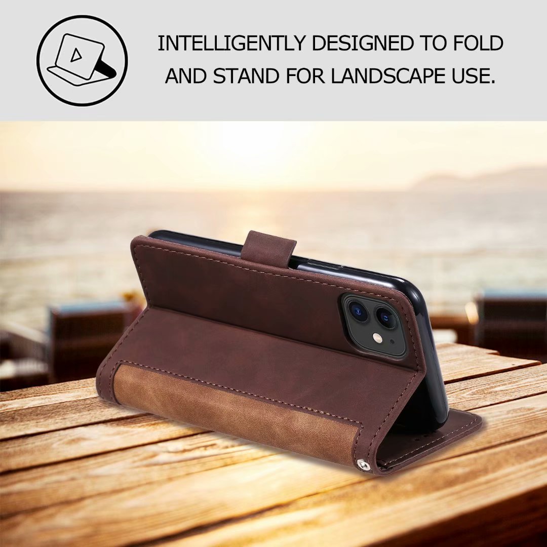 Retro Wallet Flip Leather Case For iPhone