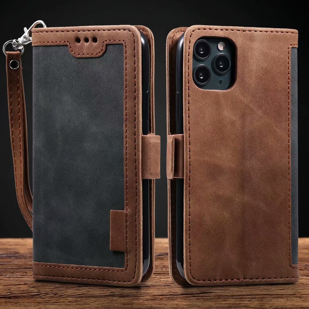 Retro Wallet Flip Leather Case For iPhone