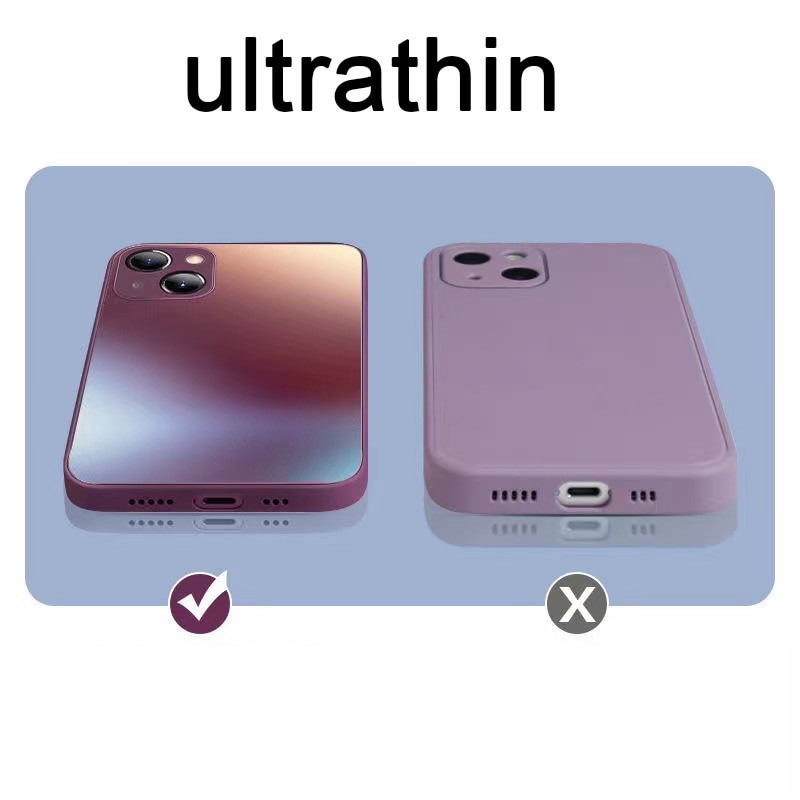 Luxury Frosted Glass Shockproof Case for iPhone