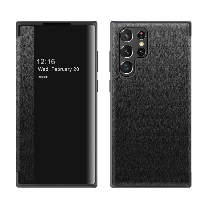 Business Leather Flip Case For Samsung