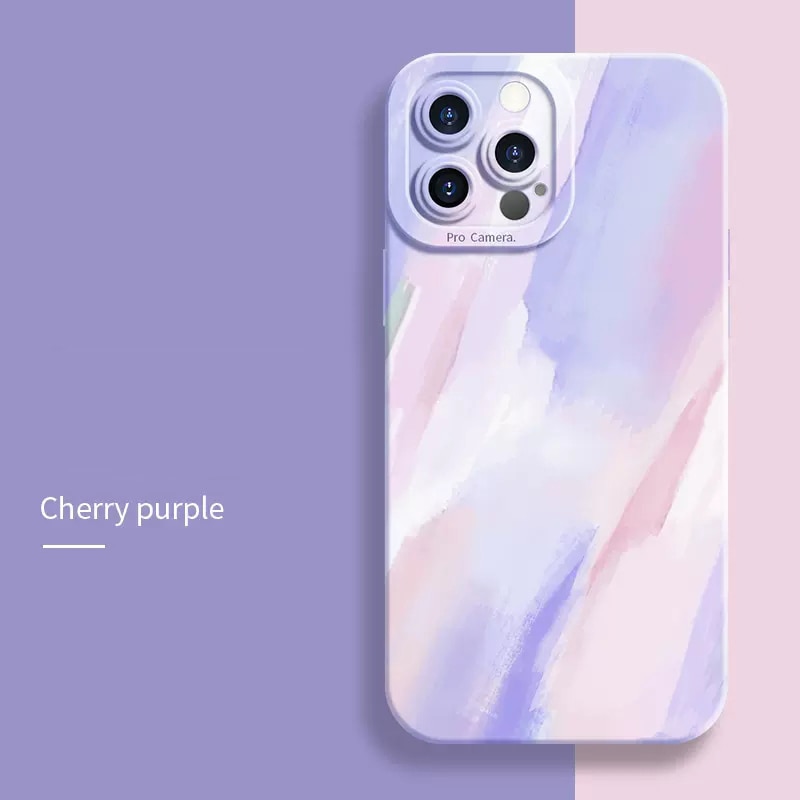 Oil Painting Flower Matte Case For Samsung