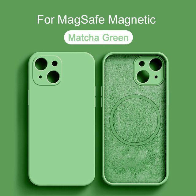 Liquid Silicone Magnetic Case For iPhone