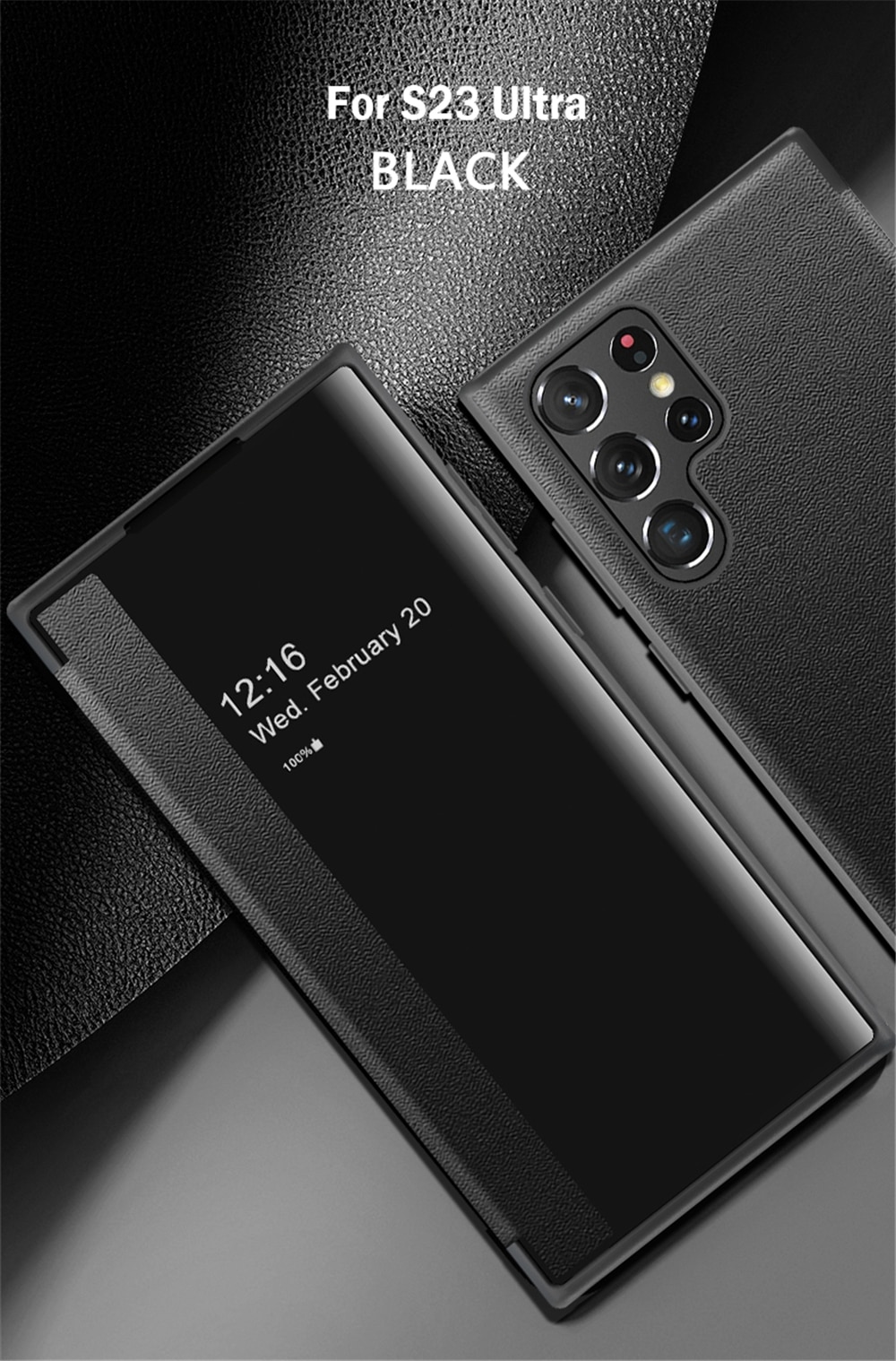 Business Leather Flip Case For Samsung