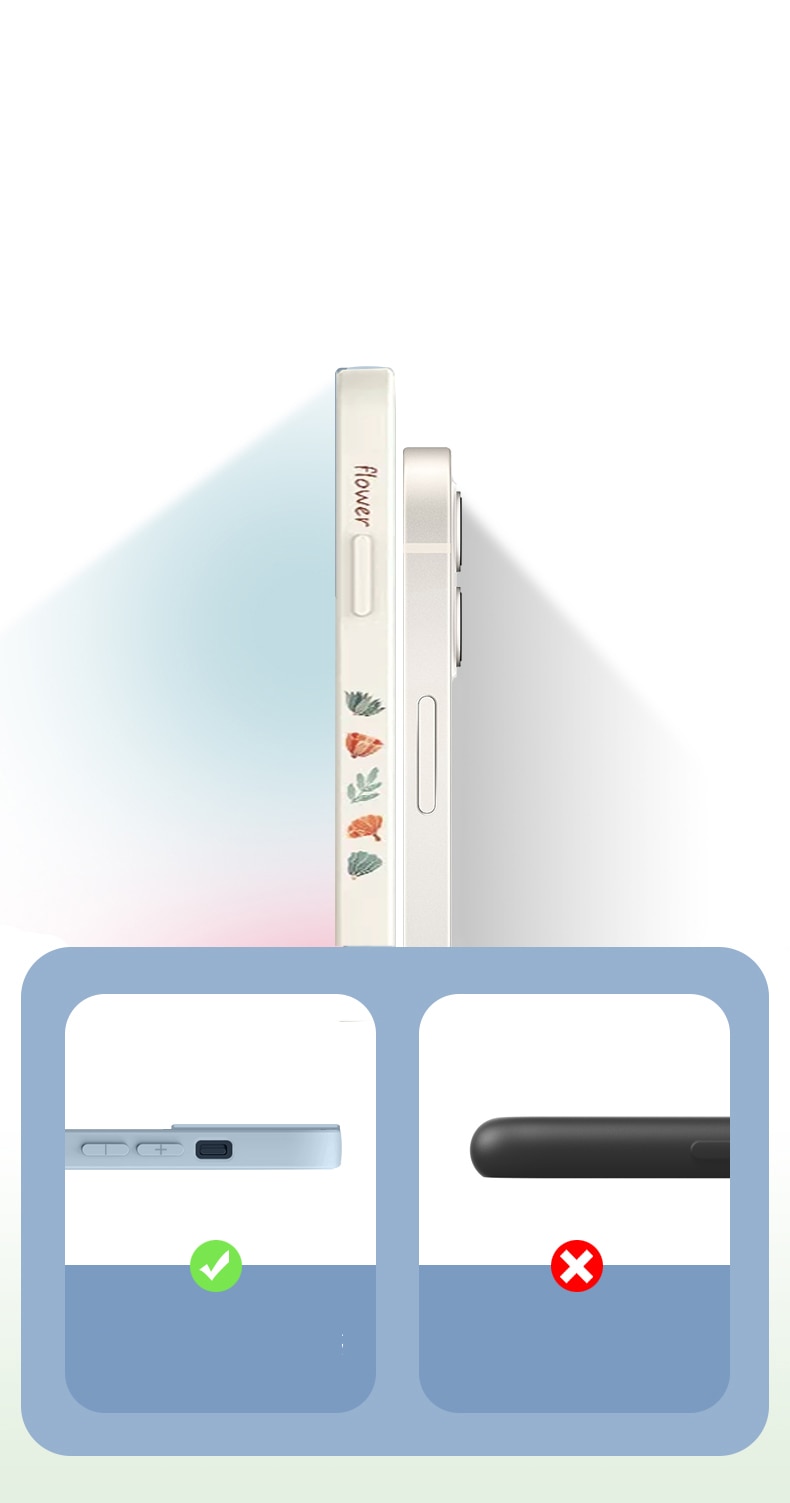 Watercolor Flower Plant Case For iPhone