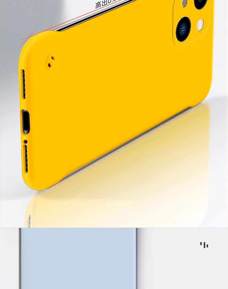 Ultra Thin Hard PC Frameless Case For iPhone