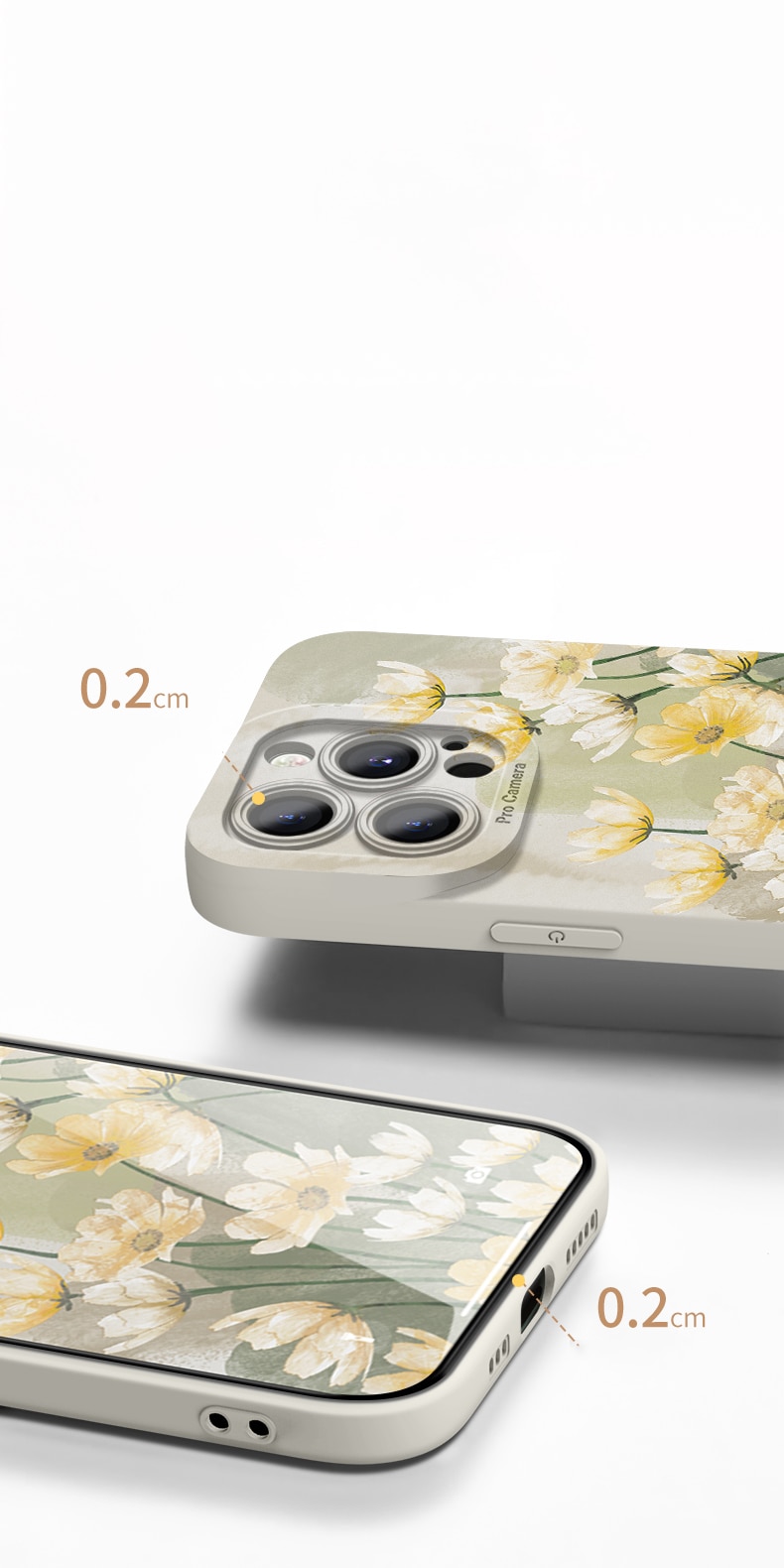 Watercolor Flower Plant Case For iPhone