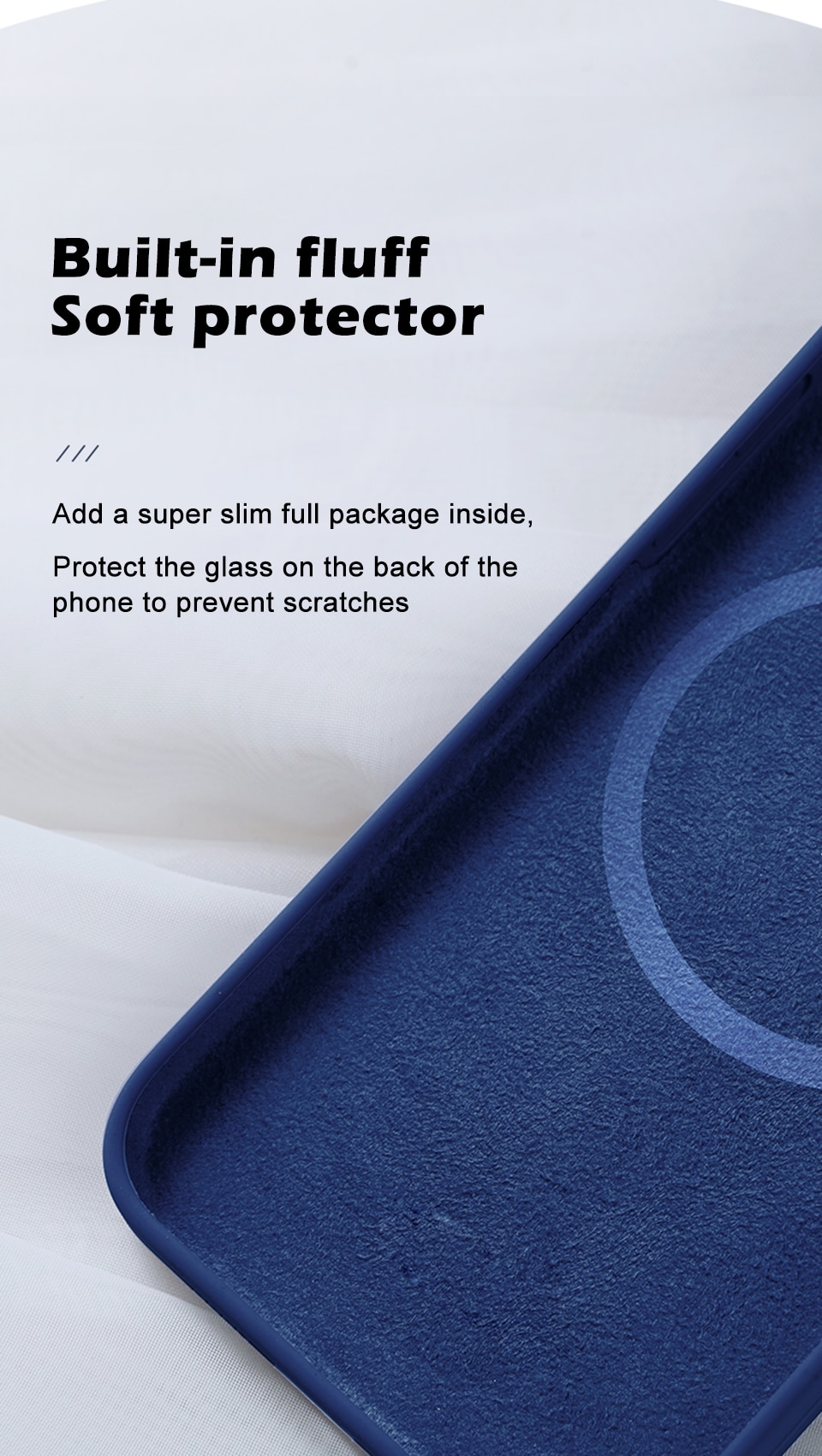 Liquid Silicone Magnetic Case For iPhone