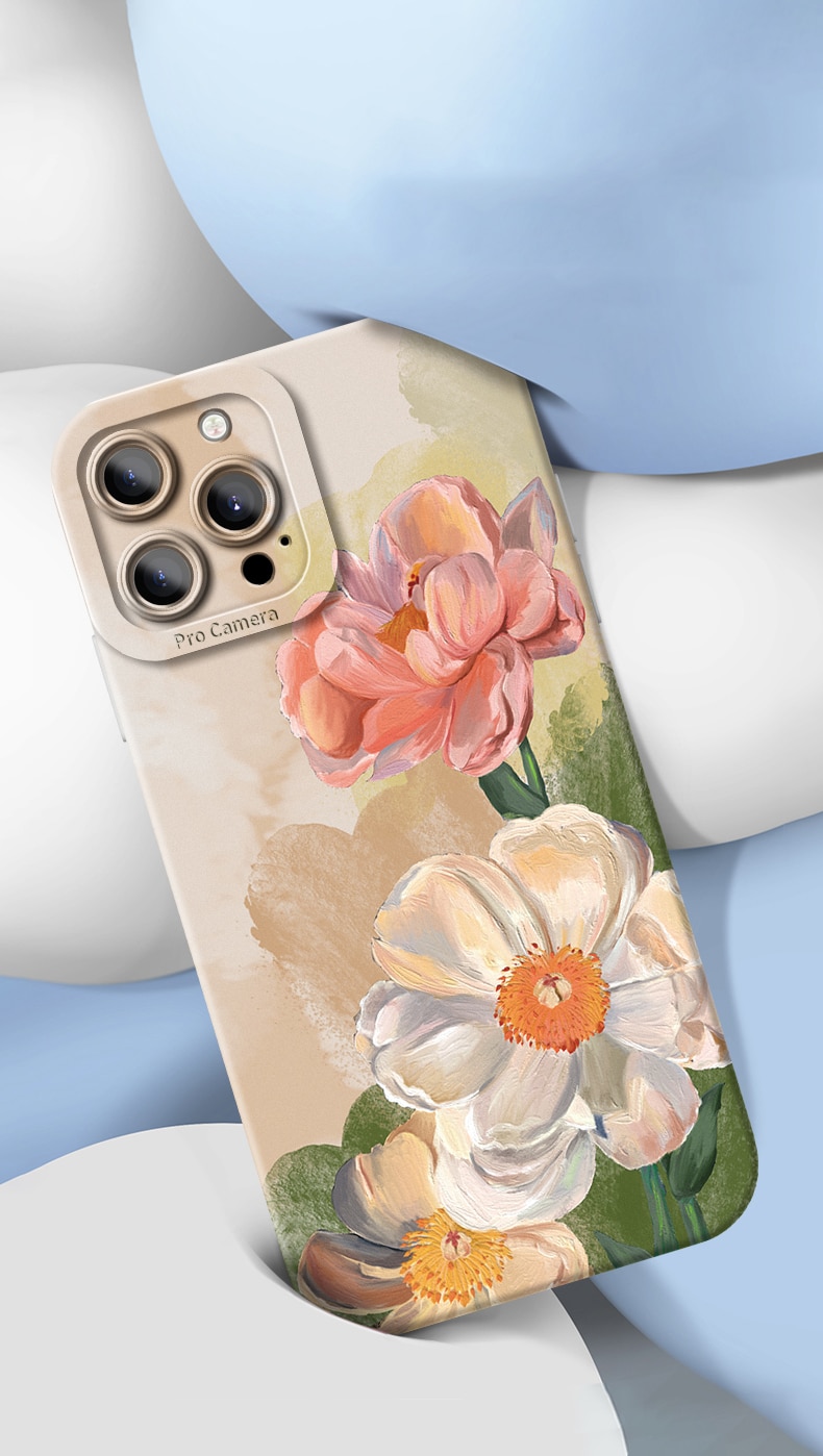 Watercolor Flower Plant Case For iPhone