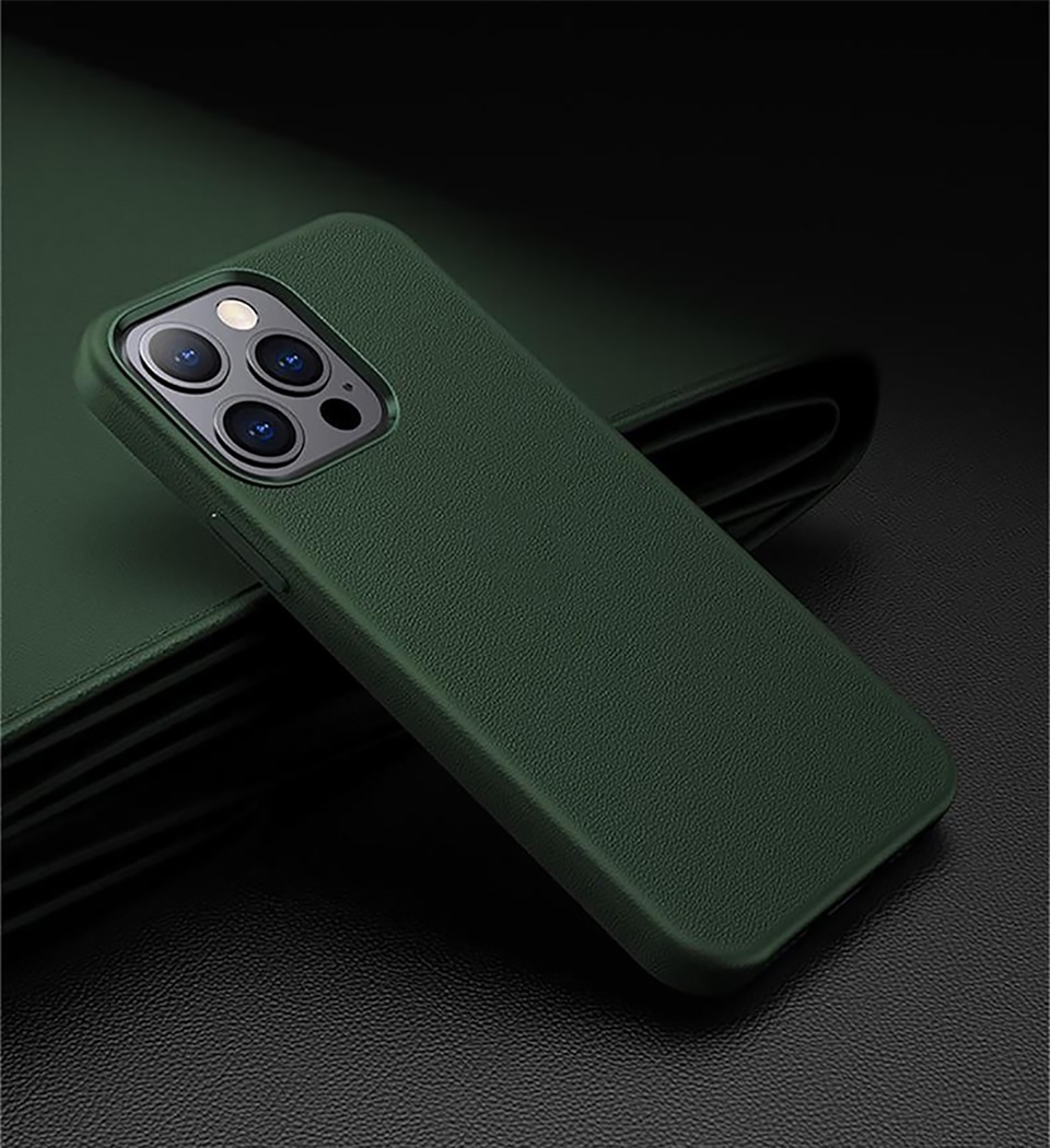 Magnetic Animated Leather Case For iPhone