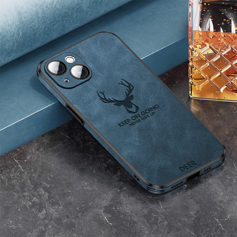 Silicone Deer Camera Protector Case For iPhone