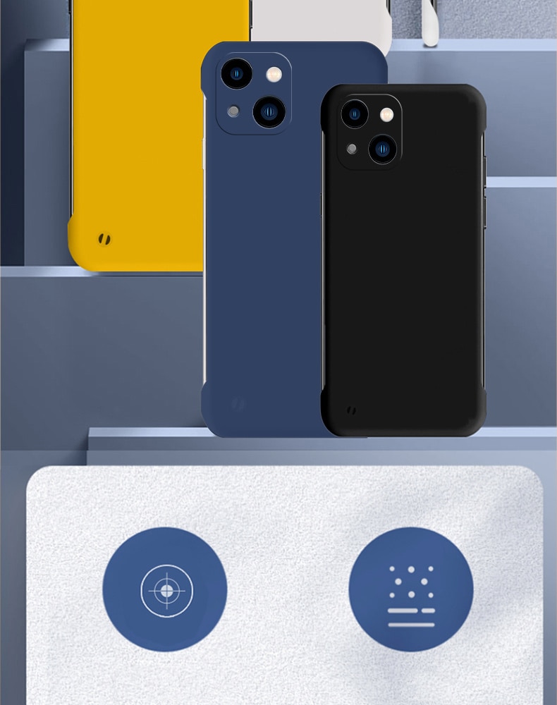 Ultra Thin Hard PC Frameless Case For iPhone