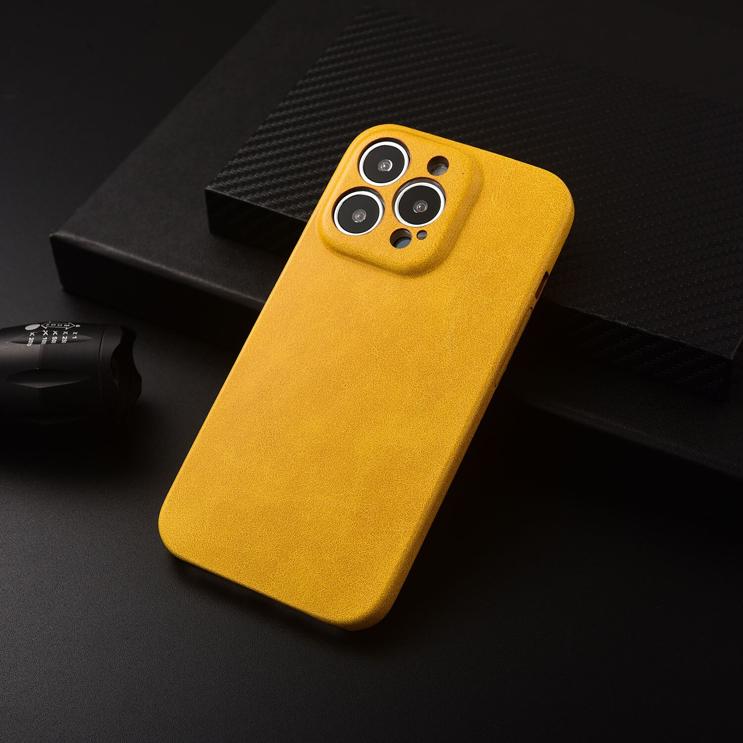 Luxury Frosted Leather Full Case For iPhone