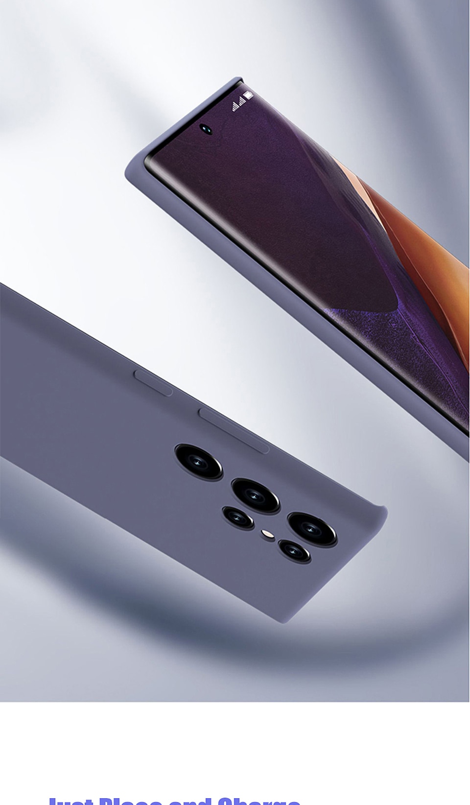 Original Liquid Silicone Case For Samsung