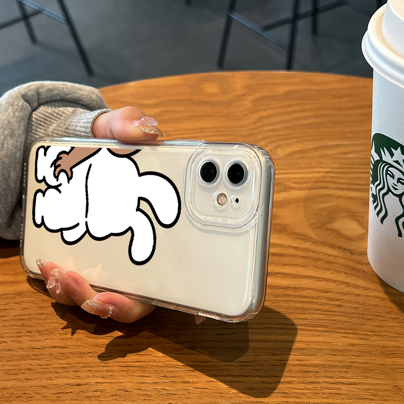 Funny Bear Bunny Couple Case for iPhone