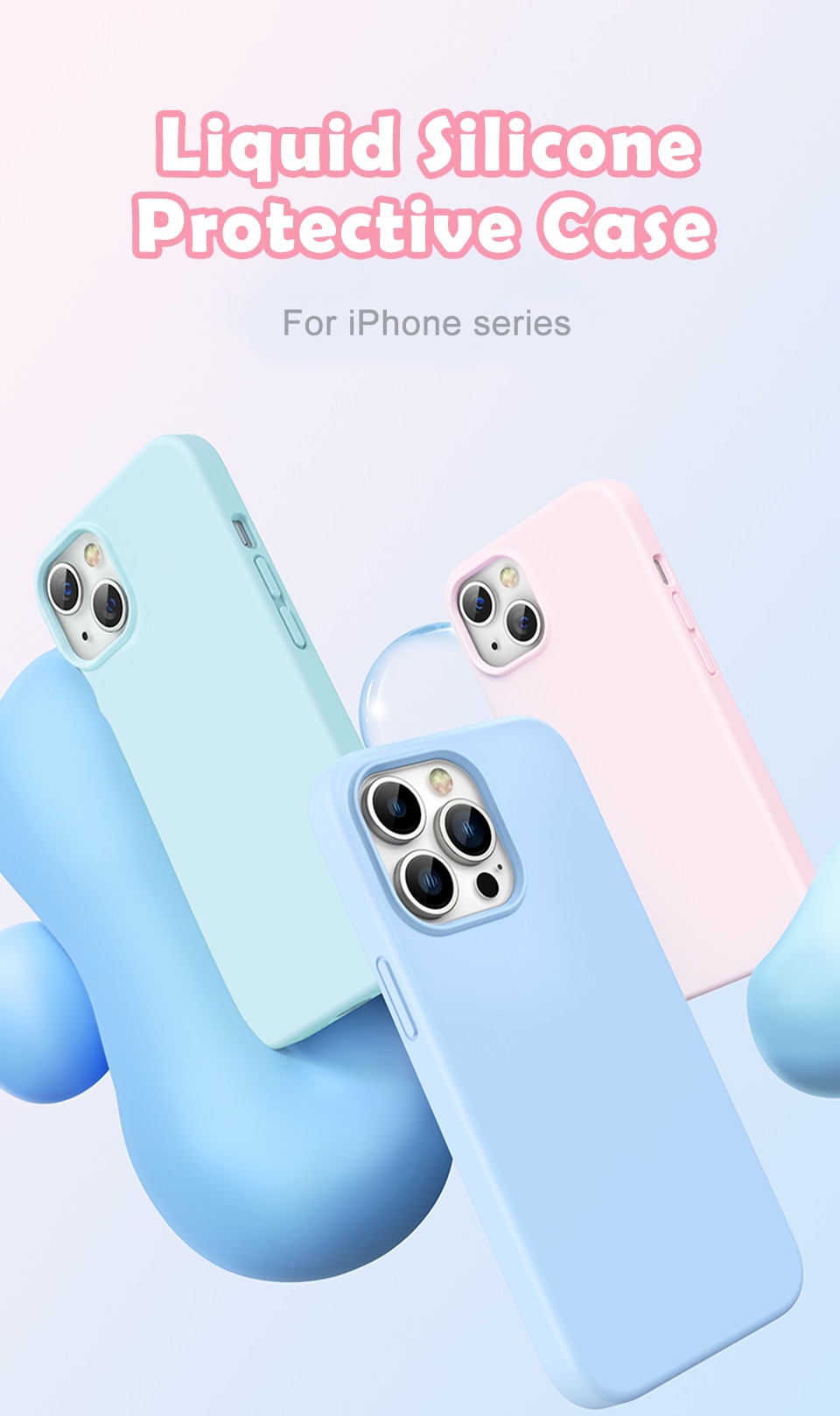 Liquid Magnetic Silicone Case For iPhone