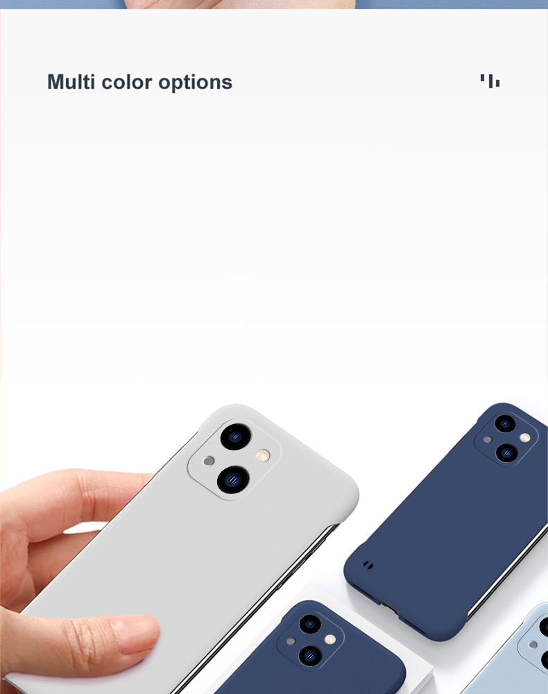 Ultra Thin Hard PC Frameless Case For iPhone