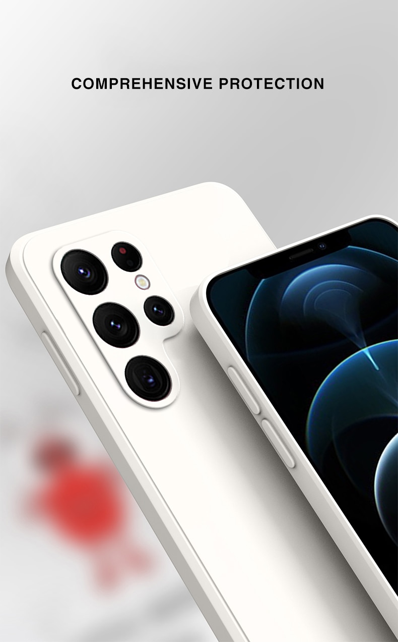 Liquid Silicone Soft Case For Samsung