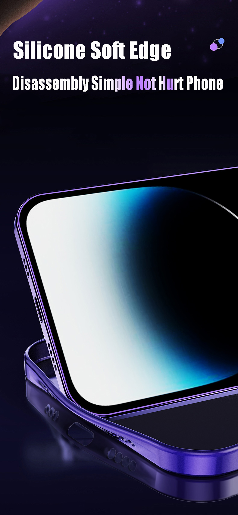 Glass Magnetic Wireless Charging Case for iPhone