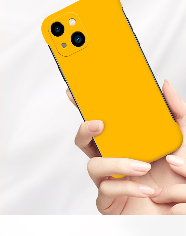 Ultra Thin Hard PC Frameless Case For iPhone